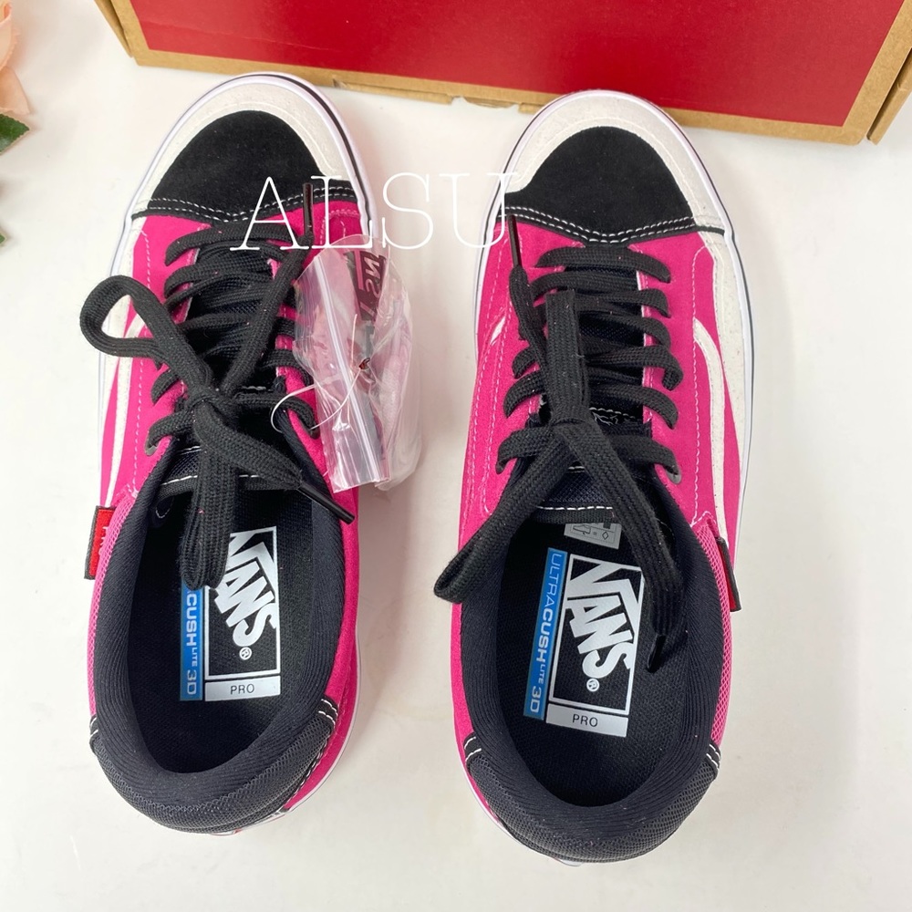VANS TNT Advanced Protein Black Magenta Suede W - Picture 5 of 8